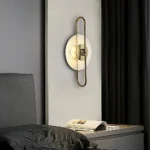 ابليك حائط جداري مودرن زيتي لون الانارة 3اضاءات 9 واط