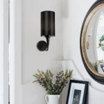 إضاءة أبليك حائط مودرن اسود E14*1L