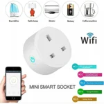 ⁦فيش تحويلة ثلاثي ذكي ابيض متنقل تحكم عن بعد WiFi سهل الاستخدام يعمل باللمس تحكم بالجوال متوافق مع اليكسا وجوجل هوم توفل⁩ - الصورة ⁦5⁩