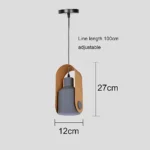 ⁦علاقي مودرن رصاصي E27*1L⁩ - الصورة ⁦3⁩