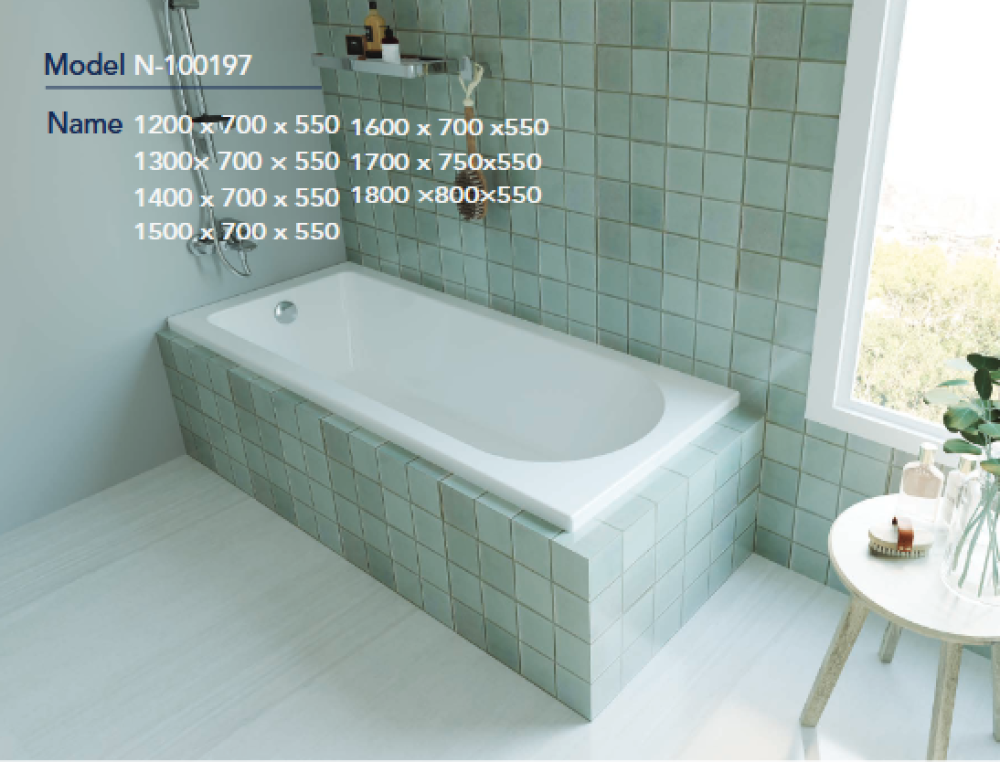 600cd7b3-f412-4e27-b2e1-46fefd599f10-1000x762 مغطس كلاسك لون ابيض مقاس 160*70 ارتفاع 550 بضمان عشر سنوات - الصورة 1