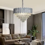 نجف مودرن فضي 600 E14*9
