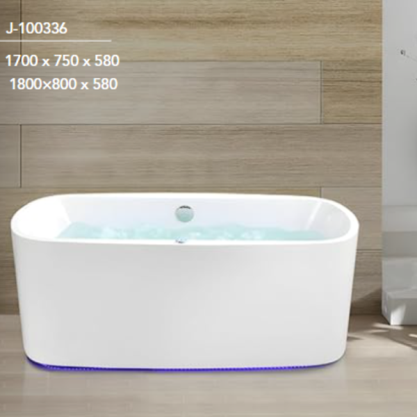 مغطس كلاسك لون ابيض مقاس 170*75 ارتفاع 580 بضمان عشر سنوات