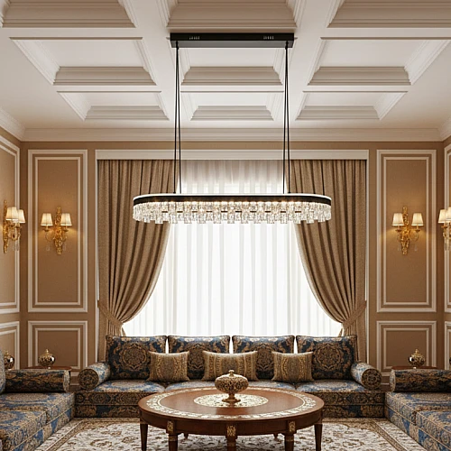 badNfMW2WVVGKpjfKPmBbN5aenysJE-500x500 علاقي مودرن900*300 اسود لون الانارة 3 اضاءات واط 95 - الصورة 1