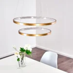 ⁦نجف مودرن ذهبي لون الانارة اصفر400*600 42 واط⁩ - الصورة ⁦6⁩
