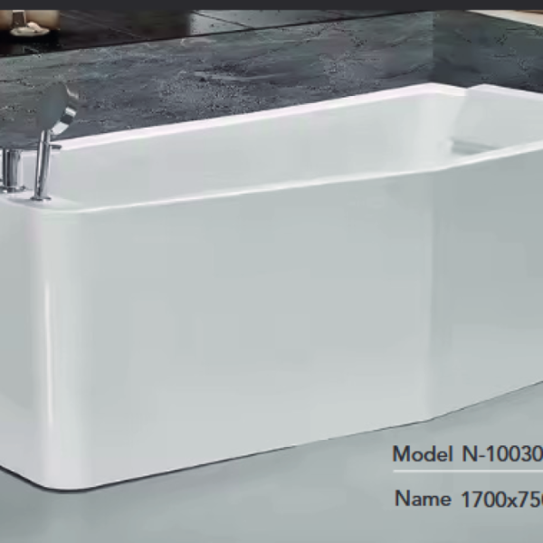 مغطس كلاسك لون ابيض مقاس 170*75 ارتفاع 500 بضمان عشر سنوات