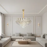 علاقي مودرن ذهبي E14*15
