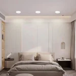 ⁦كشاف سبوت لايت لون الانارة شمسي كريمي 7 سم 7 واط⁩ - الصورة ⁦6⁩