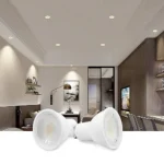 ⁦لمبة سبوت لايت GU10 لون الانارة اصفر 7 واط تصميم عملي واضاءة فاخرة توفل⁩ - الصورة ⁦5⁩